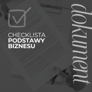 Checklista - podstawy biznesu